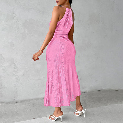 Halter Neck Curve-Hugging Dress
